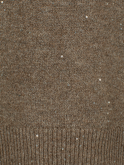 Brown Lurex & Sequins Jumper, 3
