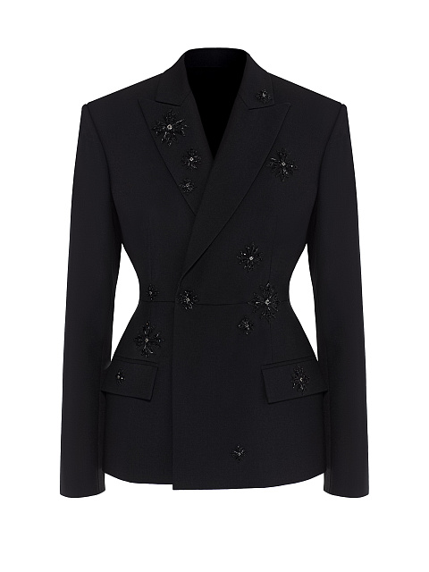 Black embroidered jacket, 1