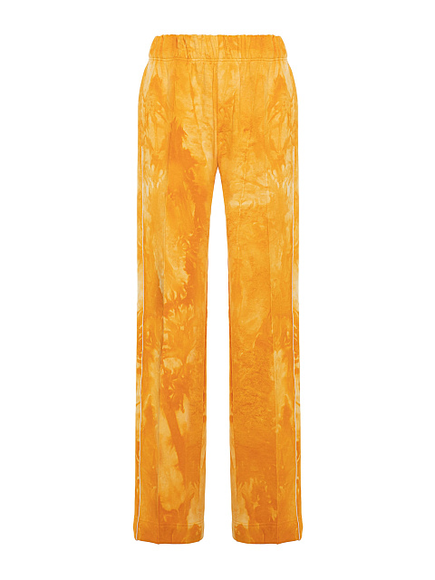 Orange tie-dye tracksuit with cropped sweatshirt and cornflower embroidery, 3 Orange tie-dye tracksuit with cropped sweatshirt and cornflower embroidery, 3
