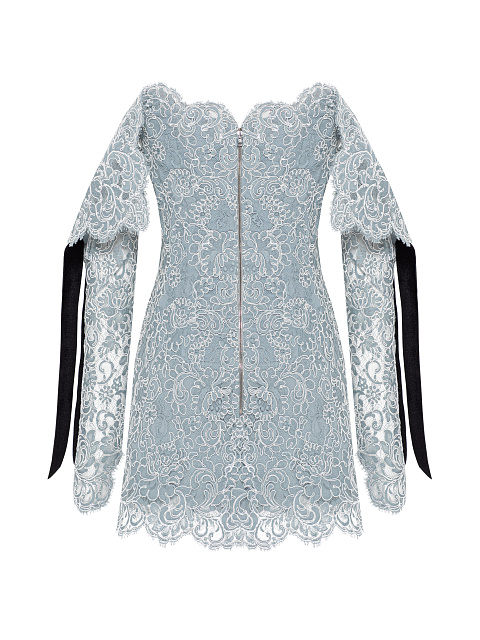 Light Blue Lace Mini Dress, 2 Light Blue Lace Mini Dress, 2