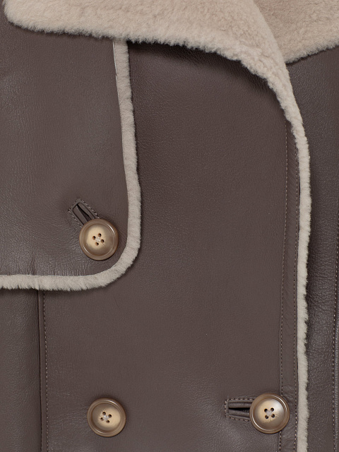 Brown sheepskin coat, 3