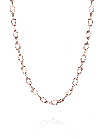 Gold-plated silver chain necklace, 1