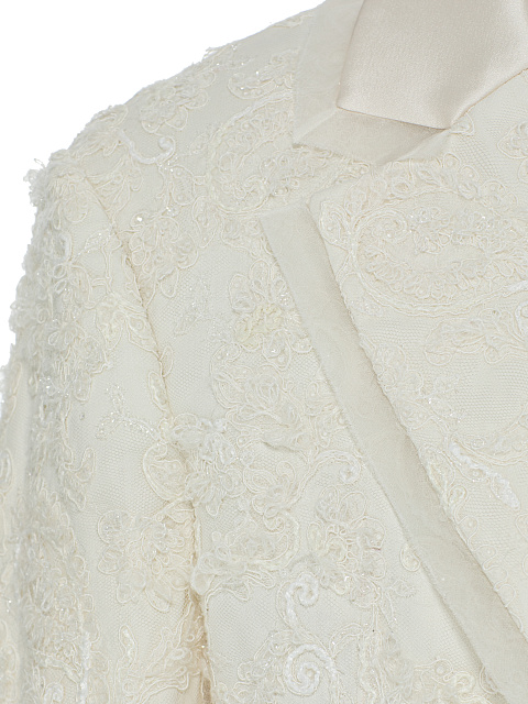 Ivory jacket with embroidery, 7