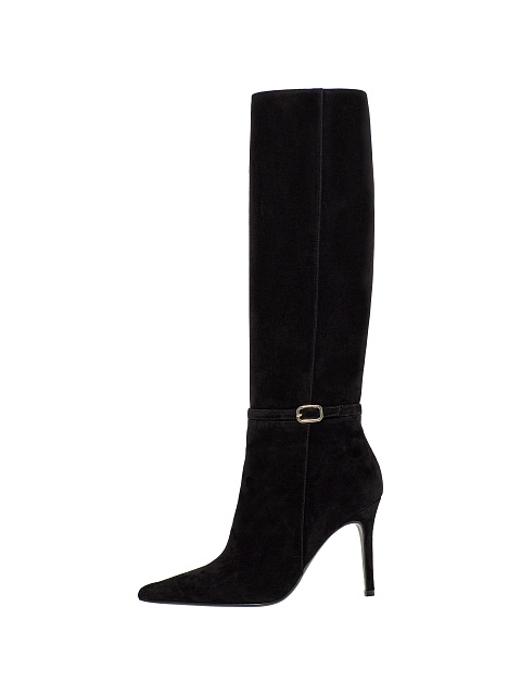 Black suede boots, 2