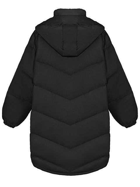 Black Oversized Puffer Jacket, 2