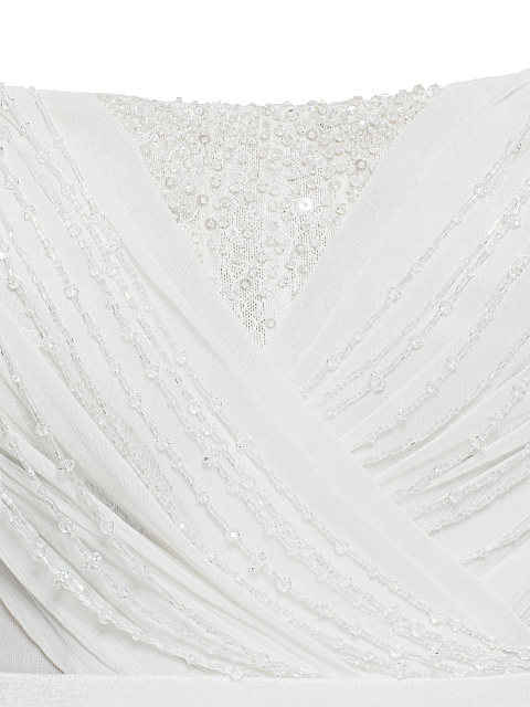 White Lace Dress with Crystals, 4